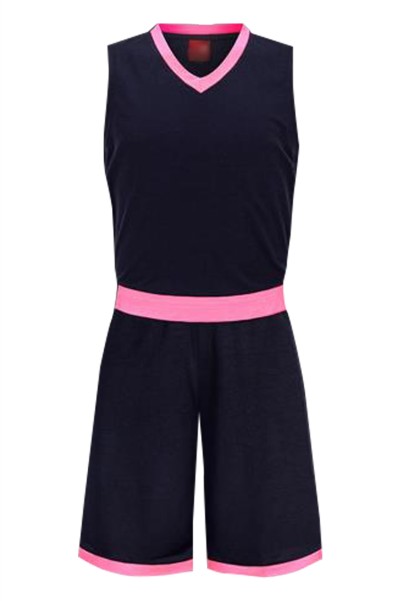 SKWTV061 manufacturing basketball suit sportswear design sleeveless jacket training suit wave shirt center detail view-9